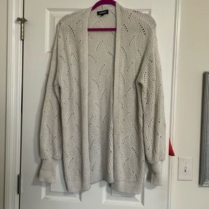 Express cream cardigan